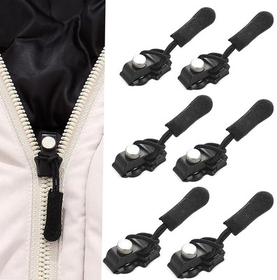 MAGNIQUE Instant Zipper Repair Kit, Universal Zipper Slider Replacement Zipper Pull