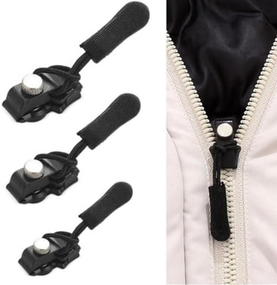 YOGVAYNA 3 Sets Instant Zipper Repair Kit Zipper Pull