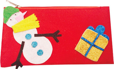 

Lill Pumpkins Red Christmas Pencil Pouch Christmas Stocking(Pack of 1)