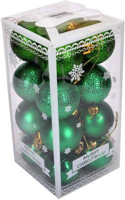 

Shrisay Ventures SVC073GR Topper Ornaments Pack of 16