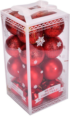 

Shrisay Ventures SVC081RDS Topper Ornaments Pack of 12