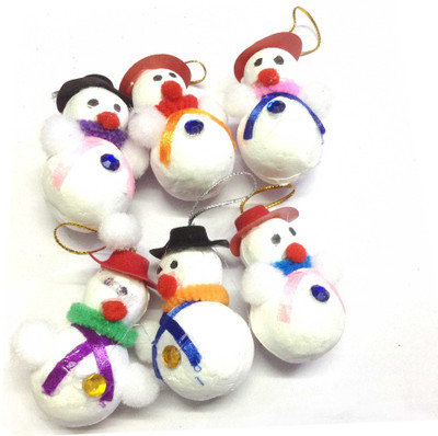 

Unique Arts CuteSnowman12 Hanging Ornaments Pack of 6