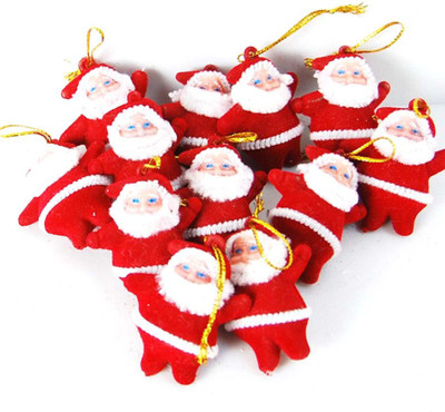 

Unique Arts RedSanta6 Hanging Ornaments Pack of 12