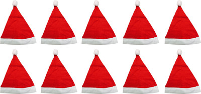 

Priyankish Santa Claus Cap Topper Ornaments Pack of 10