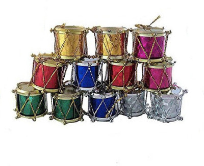 

FNB Christmas Tree Multi Hanging Drum Hanging Ornaments Pack of 12