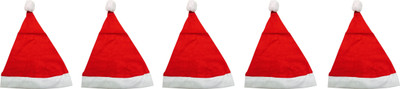 

Priyankish Santa Claus Cap Topper Ornaments Pack of 5