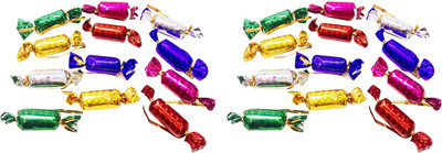 

Priyankish Christmas Tree 24 Small Multicolour chocolates Hanging Ornaments Pack of 24