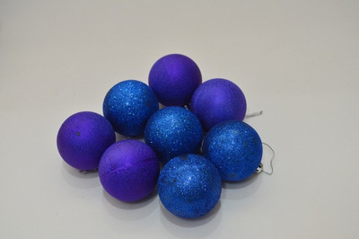 

Bms 5108_Blue_ Hanging Ornaments Pack of 8