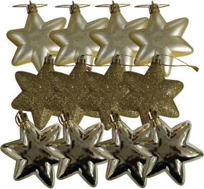 

Toygully Christmas Tree Decoration Star Hanging Ornaments Pack of 12