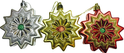 

Priyankish Xmas Tree Hanging Star Hanging Ornaments Pack of 3