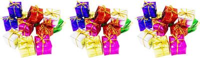 

Priyankish Christmas Tree 36 Small Gift Box Hanging Ornaments Pack of 36