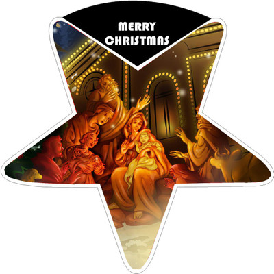 

Neghizhi CHRISATR01 Hanging Star Pack of 1