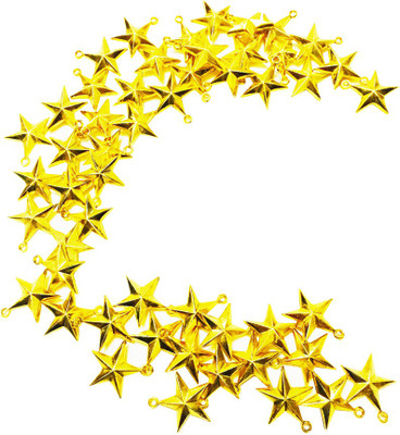 

Priyankish Christmas Tree 50 Stars Hanging Ornaments Pack of 50