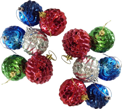 

Unique Arts BigColorBalls12 Hanging Ornaments Pack of 12