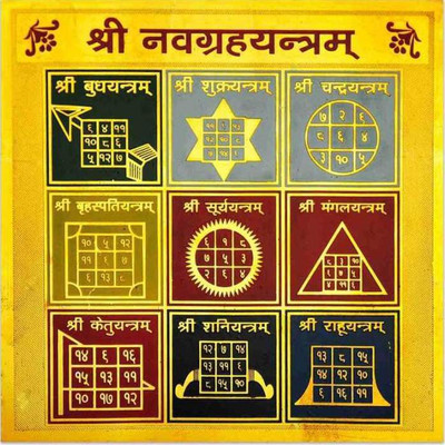 

JY Shree Navgrah Yantram Cast Iron Yantra(Pack of 1)