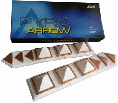 

Jiten Pyra Arrow Pyramid (Set of 2) Polypropylene Yantra(Pack of 1)
