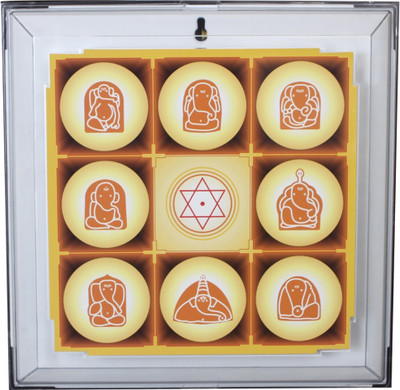 

Jiten Ashta Ganesh Disc Plastic Yantra(Pack of 1)
