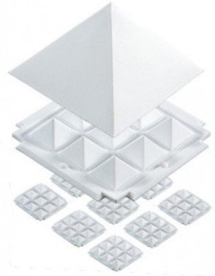 

Hari Om Enterprises Multier 9X9 - Original Pyramid Polypropylene Yantra(Pack of 1)