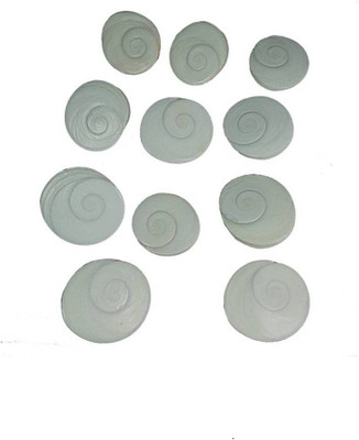 

Manoramaenterprises Chamatkari maa laxmi prati Gomati Chakra Stoneware Yantra(Pack of 11)