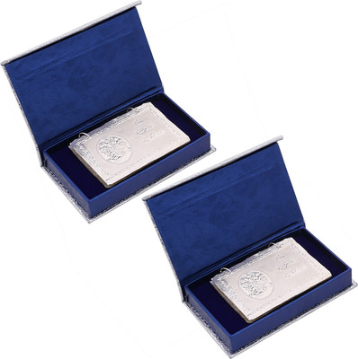 

Osasbazaar Complete Sampoorna Hanuman Chalisa Book - Purity Certified 970 Fine Silver Yantra(Pack of 2)