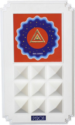 Jiten Pyron Mars Plastic Yantra(Pack of 1)