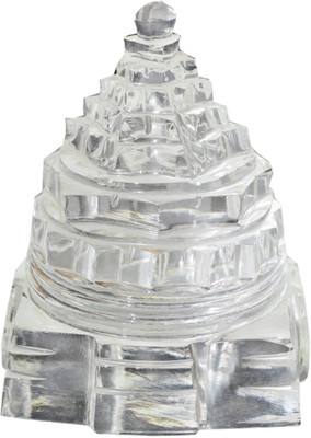

Waama Jewels Power in white transparent Made in natural Shree Crystal Yantra(Pack of 1)