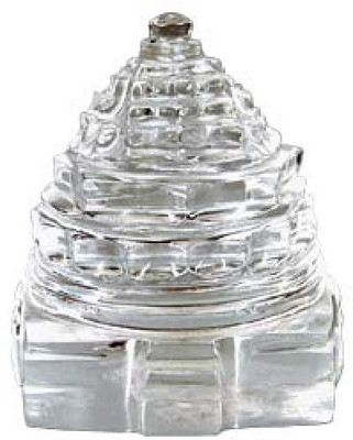 

Waama Jewels Power in white transparent Made in natural Shree Crystal Yantra(Pack of 1)