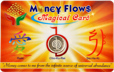 

Money Flows Plastic, Silver Yantra