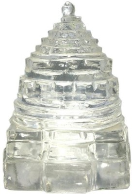 Astrodidi Sphatik Shree Yantra (20 Gram) Decorative Showpiece  -  3 cm(Crystal, White)