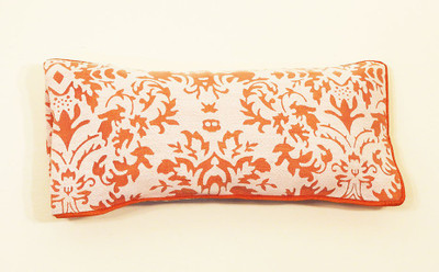 

Kanyoga 100% Polyester Flax Seed Lavender Flowers Relaxaing Eye Pillow (23cm x 11cm) Yoga Blocks(Orange, White Pack of 1), Orange and white