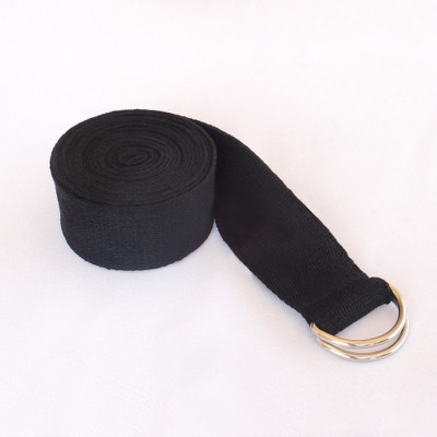 

Health And Yoga HNY1104164 Cotton Yoga Strap(Black)