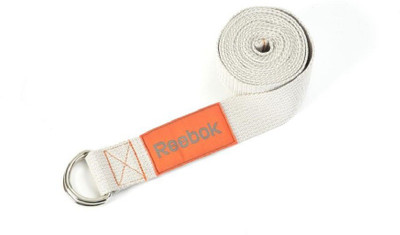 

REEBOK RSYG-10023 Cotton, Polyester Yoga Strap(White)