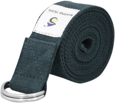 

Marine Pearl Super Soft 8Ft Organic Cotton Yoga Strap Cotton Yoga Strap(Grey)