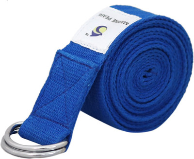 

Marine PEarl Super Soft 8Ft Organic Cotton Yoga Strap Cotton Yoga Strap(Blue), Royal blue