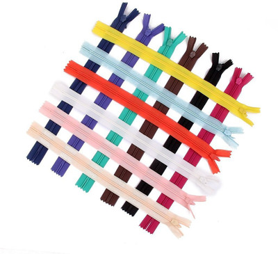 

Vardhman pant zips 60 Multicolor Synthetic Invisible Zipper