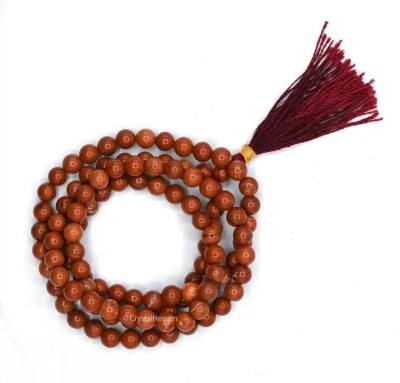 Natural Fragrant Sandalwood Handmade Mala 108+1 Beads Hindu Prayer