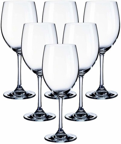 Crockeri (Pack of 4) Tipsy Wine Glasses For Toasting Sparkling Red Wine,  Cocktail, Party, Cabernet Glasses, Transparent (300 ml Each) - Glass Set Wine  Glass Price in India - Buy Crockeri (Pack