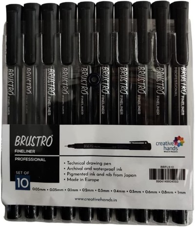 Scrikss Office 0.3 mm Fine Liner Pen - Fast Drying Water Based Ink, Chrome  Plated Tip Fineliner Pen - Buy Scrikss Office 0.3 mm Fine Liner Pen - Fast  Drying Water Based