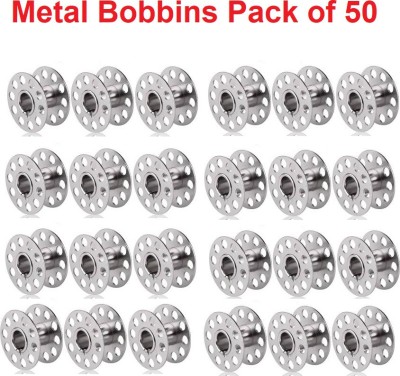 25PCS Metal Bobbins Spool Sewing Craft Tool Stainless Steel Sewing