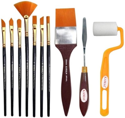 ARTIOS Mop Brush for Painting - Premium Watercolor Brush Set  with Brush Holder 