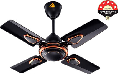 Athots Mallet | 24 Inch | Ultra High Speed | Anti Dust | High Air Delivery with 30 Months Warranty Anti Dust 600 mm Ceiling Fan Dark Brown | Pack of 1