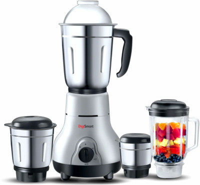 DIGISMART 4 JARS 750 W Mixer Grinder KITCHEN MATE | 4 Jars | BLACK AND GRAY