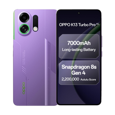 Oppo K13 Turbo Pro 5g (purple Phantom, 256 Gb, 7000 Mah)