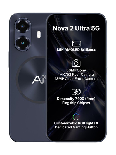 Ai+ Nova 2 Ultra 5G (Black, 128 GB) 8 GB RAM