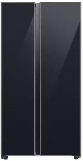 Samsung 653 L Frost Free Side by Side 3 Star Convertible Refrigerator Clean Deep Charcoal, RS76CB81A333HL