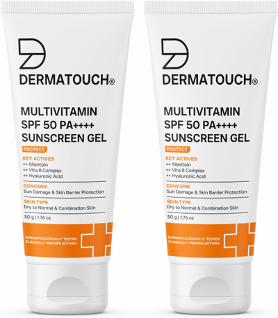 Dermatouch Sunscreen - SPF 50 PA++++ MULTIVITAMIN SPF 50 PA+++ SUNSCREEN GEL 100 g