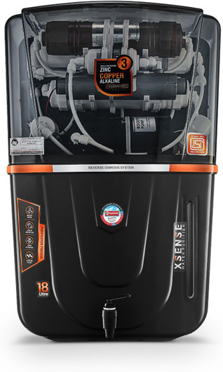 Smoke Audi 18 ltr drink pure India 1st BIS (IS 16240 :2023) CM/L8100159306 18 L RO + UV + UF + Copper + Alkaline + TDS Control Water Purifier
