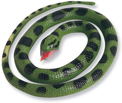 Wild Republic Rubber toy Emerald Boa Snake 46"/115cm Reptile Figurine 981040a 