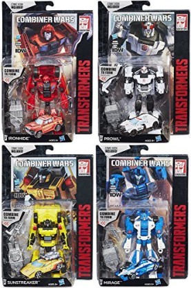 Transformers Combiner Wars SUNSTREAKER Deluxe Figures COMIC BOOK Part 