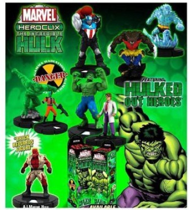 Incredible Hulk Booster Brick 10ct for sale online NECA WizKids Heroclix Marvel